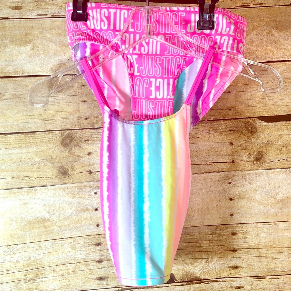 2/$20 Justice reversible Tankini